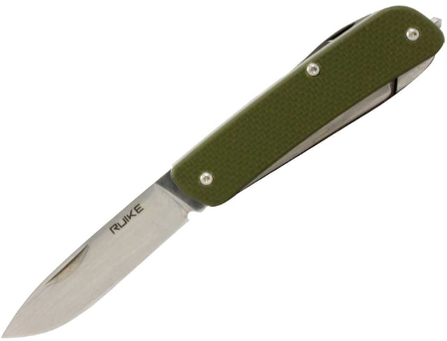 RUIKE M61 Multifunction Knife 2.79in 14C28N Stainless Steel Clip Point Plain Blade Brown