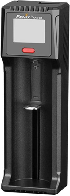 Fenix Micro USB Li-ion/Ni-Cd/Ni-MH Smart Charger Single Channel 2000 mA max Charge Current Black