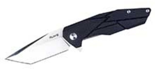 RUIKE P138 Folding Knife 3.54in 14C28N Stainless Steel Tanto Plain Blade G10 Handle Black