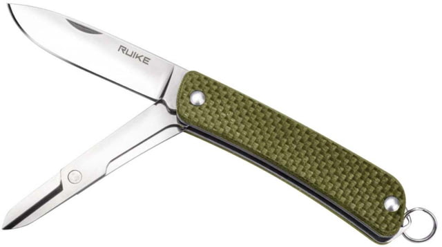 RUIKE S22 Multifunction Knife 2.1in 14C28N Stainless Steel Clip Point Plain Blade Green