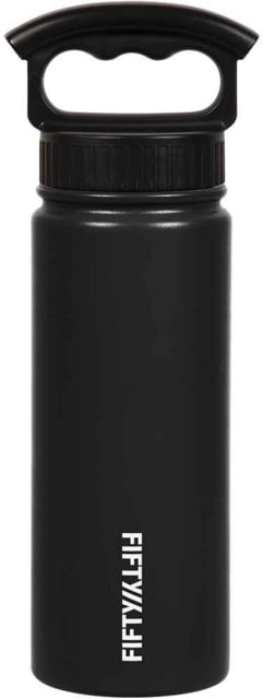 Fifty/Fifty 18 Oz Ins W/3fing Lid - Blk