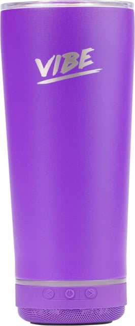 Fireside Outdoor Vibe Tumbler With Water-Resistant Bluetooth Speaker Purple