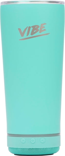 Fireside Outdoor Vibe Tumbler With Water-Resistant Bluetooth Speaker Teal