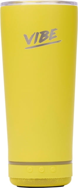 Fireside Outdoor Vibe Tumbler With Water-Resistant Bluetooth Speaker Yellow