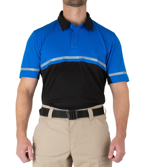 First Tactical First Tactical Bike Patrol Short Sleeve Polo - Men's Royal Blue Extra Large