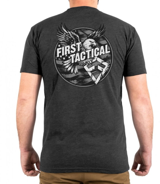 First Tactical First Tactical Circle Eagle Graphic T-Shirt - Men's Charcoal Grey Large