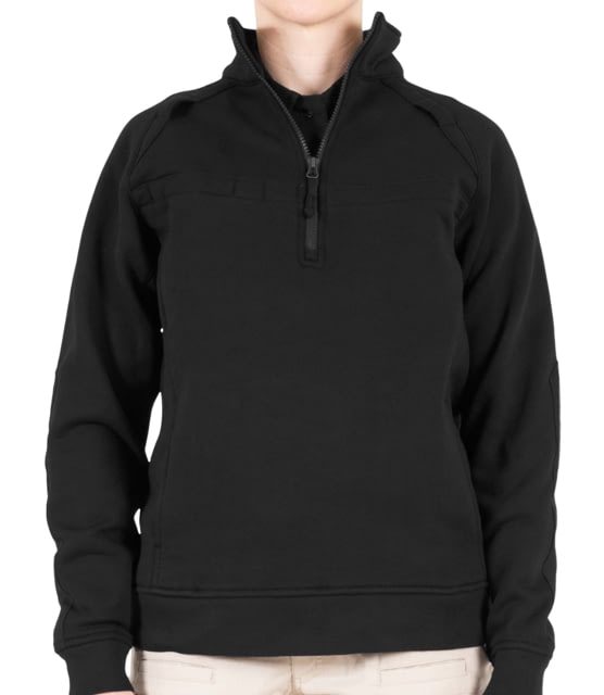 First Tactical First Tactical Cotton Job Shirt 1/4 Zip - Womens Black Medium R