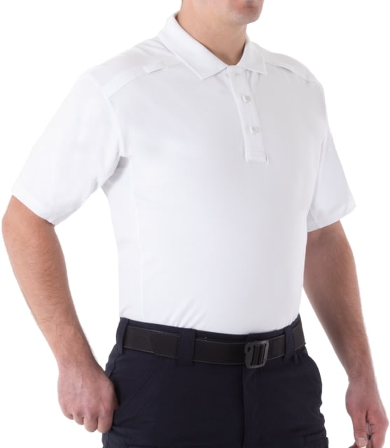 First Tactical First Tactical Cotton Short Sleeve Polo - Mens White Extra Large
