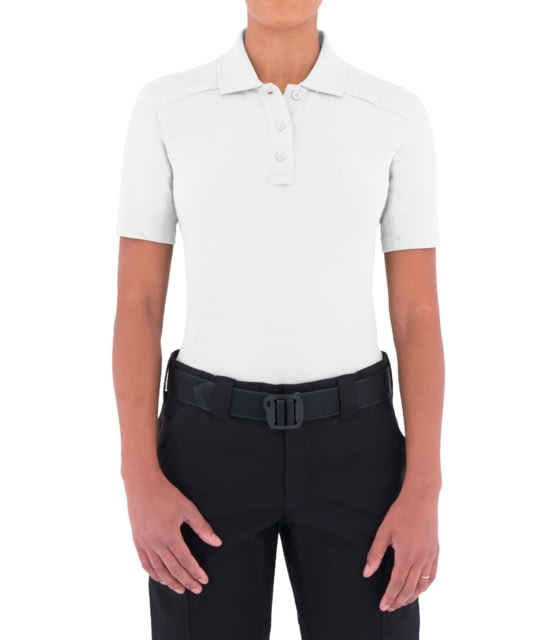 First Tactical First Tactical Cotton Short Sleeve Polo With Pen Pocket - Womens White Large