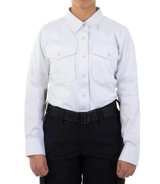 First Tactical First Tactical Cotton Station Long Sleeve Shirt - Women's White Extra Large