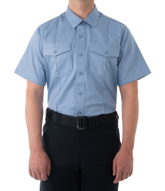 First Tactical First Tactical Cotton Station Short Sleeve Shirt - Men's Regular Medium Blue Small