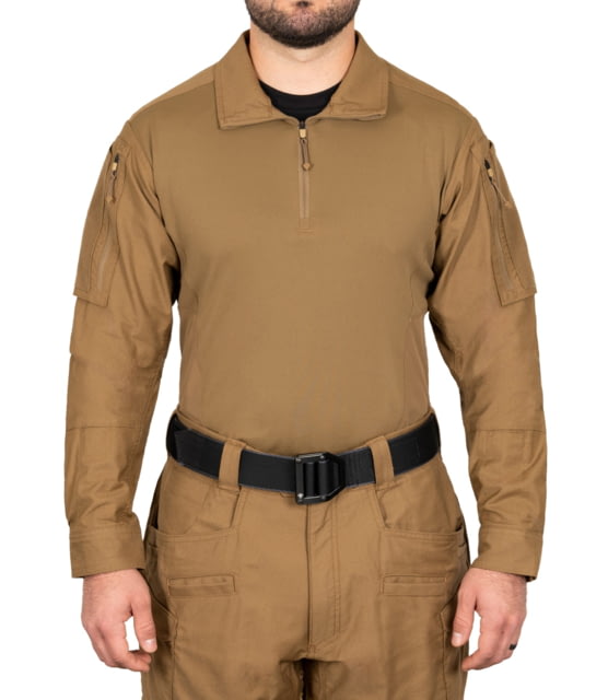 First Tactical First Tactical Defender Long Sleeve Shirt - Men's Regular Coyote Brown Medium