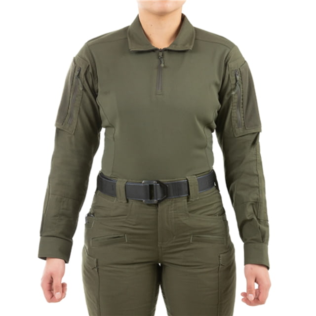First Tactical First Tactical Defender Long Sleeve Shirt - Women's OD Green Medium