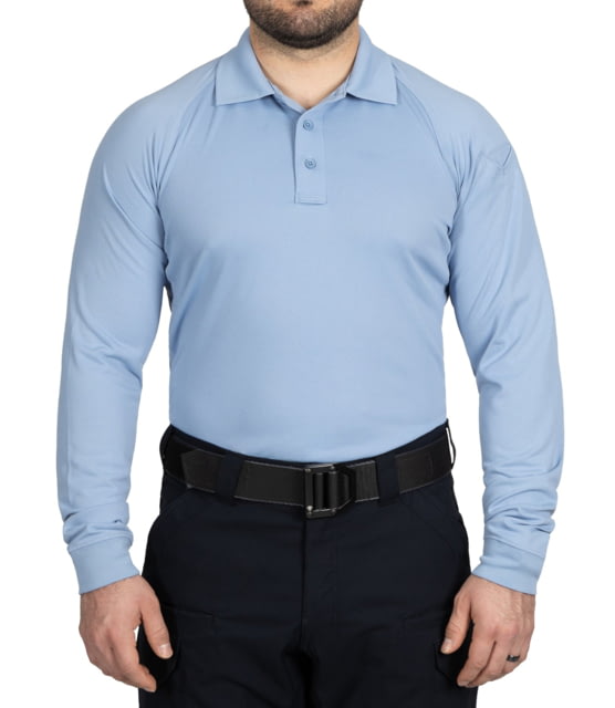First Tactical First Tactical Performance Long Sleeve Polo - Men's Regular Medium Blue Extra Large