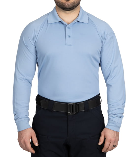 First Tactical First Tactical Performance Long Sleeve Polo - Men's Regular Medium Blue 5XL