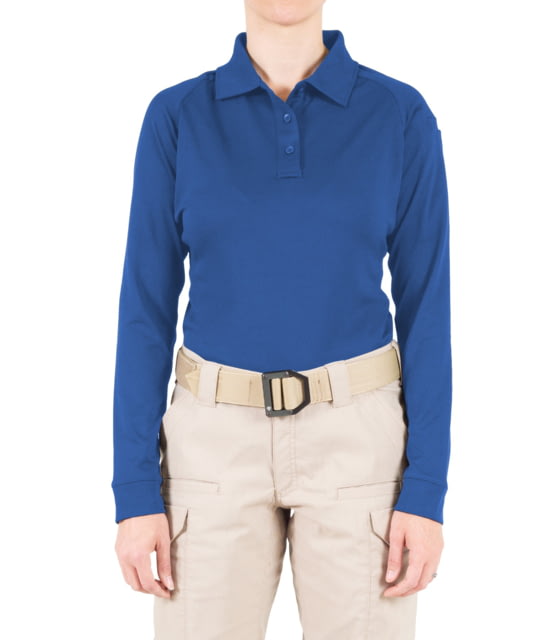 First Tactical First Tactical Performance Long Sleeve Polo - Women's Academy Blue 3XL