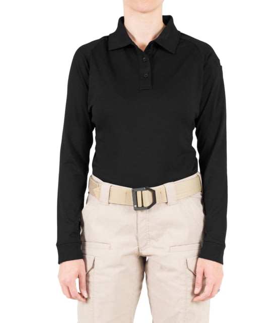 First Tactical First Tactical Performance Long Sleeve Polo - Women's Black 3XL