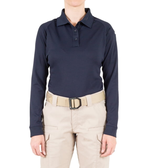 First Tactical First Tactical Performance Long Sleeve Polo - Women's Midnight Navy 3XL