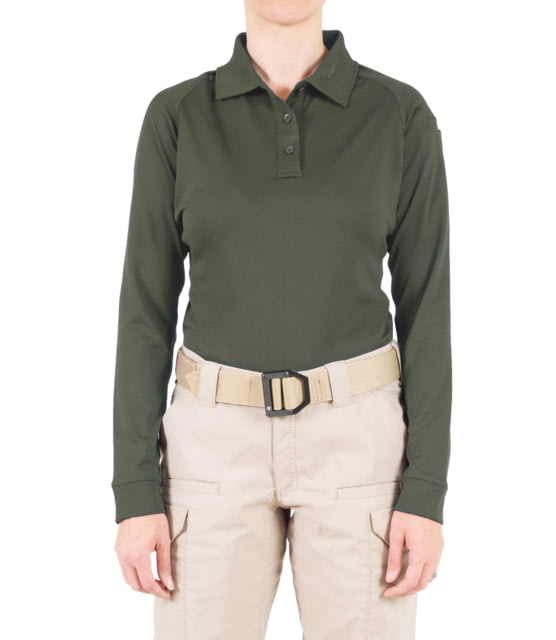 First Tactical First Tactical Performance Long Sleeve Polo - Women's OD Green 3XL