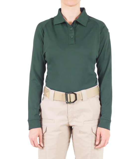 First Tactical First Tactical Performance Long Sleeve Polo - Women's Spruce Green 3XL