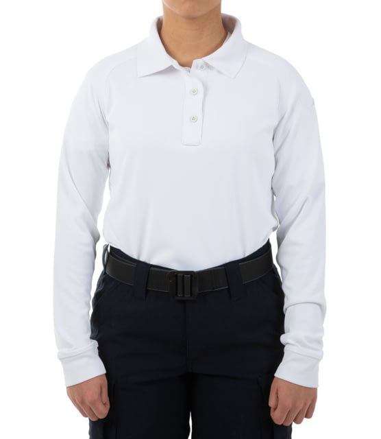 First Tactical First Tactical Performance Long Sleeve Polo - Women's White 3XL
