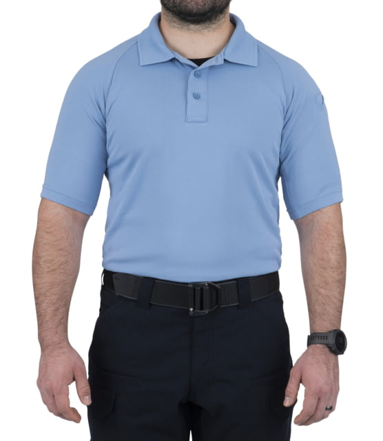 First Tactical First Tactical Performance Short Sleeve Polo - Men's Tall Medium Blue Medium