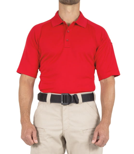 First Tactical First Tactical Performance Short Sleeve Polo - Men's Tall Red 3XL