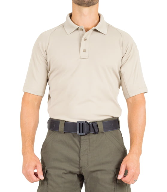 First Tactical First Tactical Performance Short Sleeve Polo - Men's Regular Silver Tan 5XL