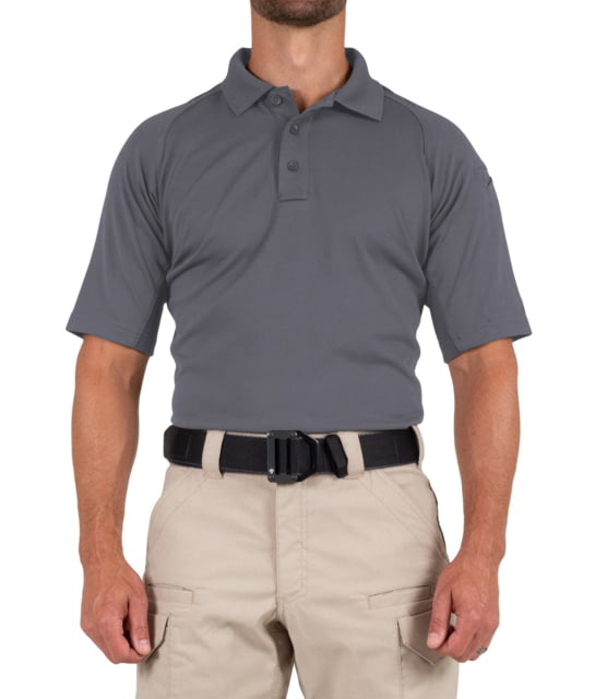First Tactical First Tactical Performance Short Sleeve Polo - Men's Tall Wolf Grey 2XL