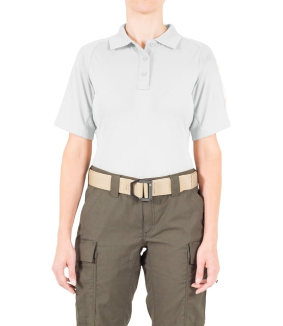First Tactical First Tactical Performance Short Sleeve Polo - Womens White Small