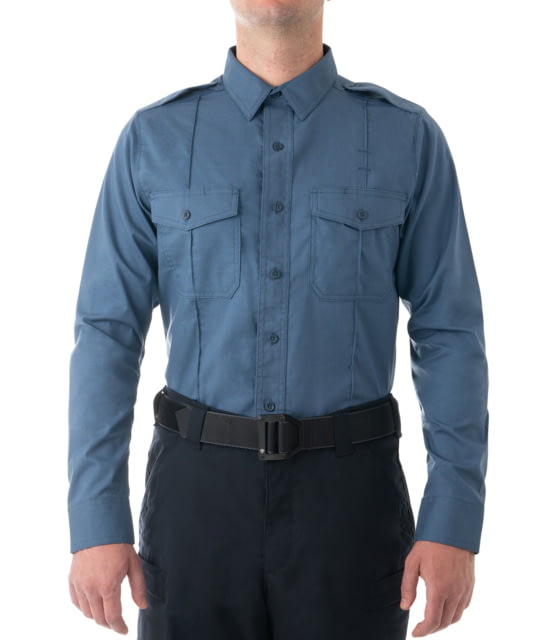 First Tactical First Tactical Pro Duty Long Sleeve Shirt - Men's Tall French Blue Extra Large