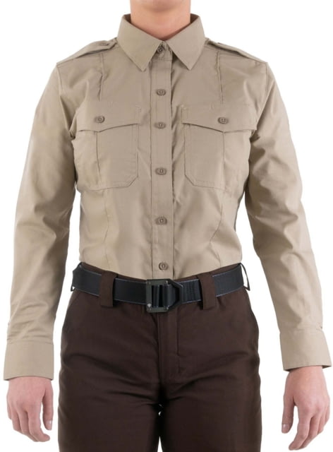 First Tactical First Tactical Pro Duty Long Sleeve Shirt - Women's Silver Tan Extra Small