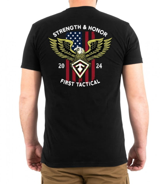 First Tactical First Tactical Strength and Honor T-Shirt - Men's Black Extra Large