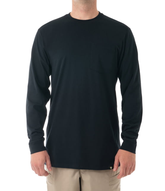 First Tactical First Tactical Tactix Long Sleeve Chest Pocket T-Shirt - Men's Midnight Navy Small