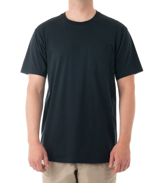 First Tactical First Tactical Tactix Short Sleeve Chest Pocket T-Shirts - Men's Midnight Navy Extra Large