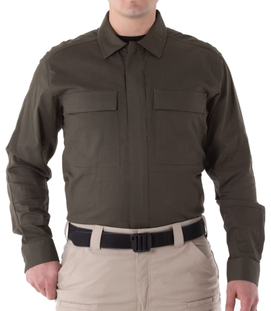 First Tactical First Tactical V2 BDU Long Sleeve Shirt - Mens OD Green Medium R