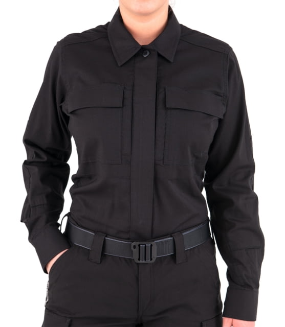 First Tactical First Tactical V2 BDU Long Sleeve Shirt - Womens Black Medium R