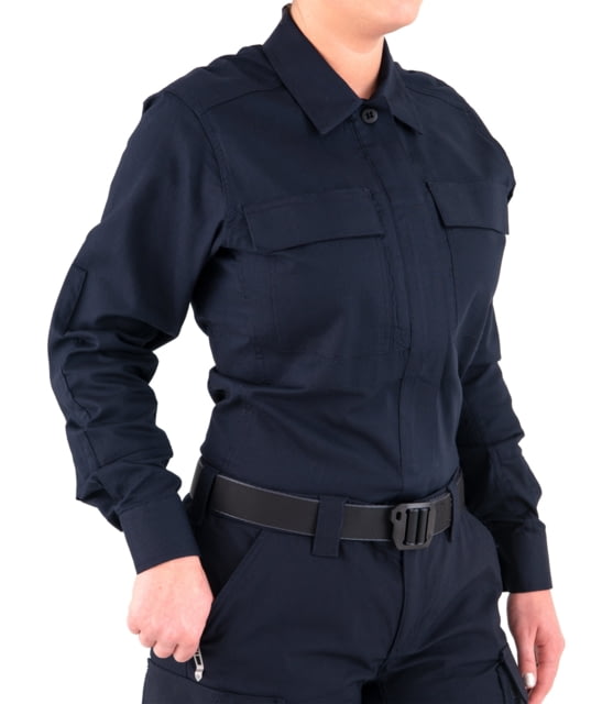 First Tactical First Tactical V2 BDU Long Sleeve Shirt - Womens Midnight Navy Small R