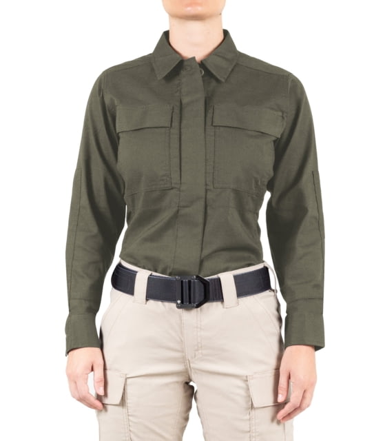 First Tactical First Tactical V2 BDU Long Sleeve Shirt - Womens OD Green Medium R