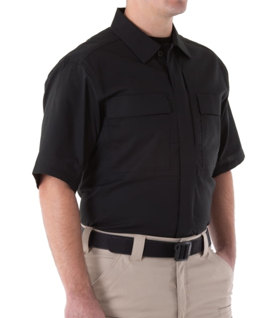 First Tactical First Tactical V2 BDU Short Sleeve Shirt - Mens Black Medium R