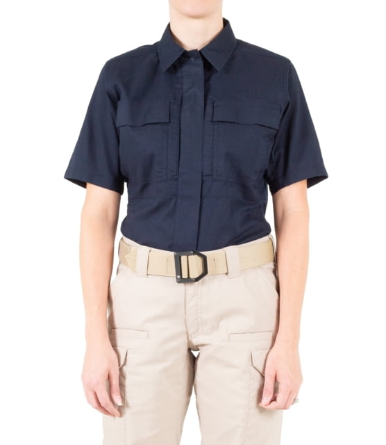 First Tactical First Tactical V2 BDU Short Sleeve Shirt - Womens Midnight Navy Medium R