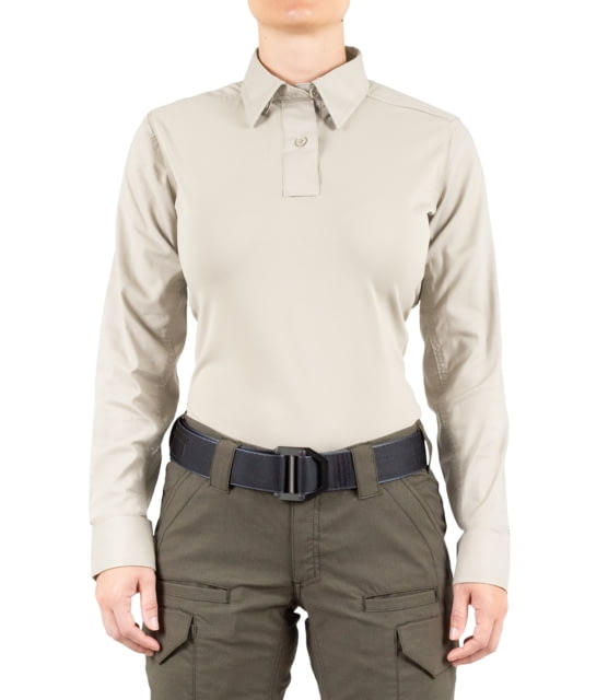 First Tactical First Tactical V2 Pro Performance Long Sleeve Shirt - Womens Silver Tan Small R