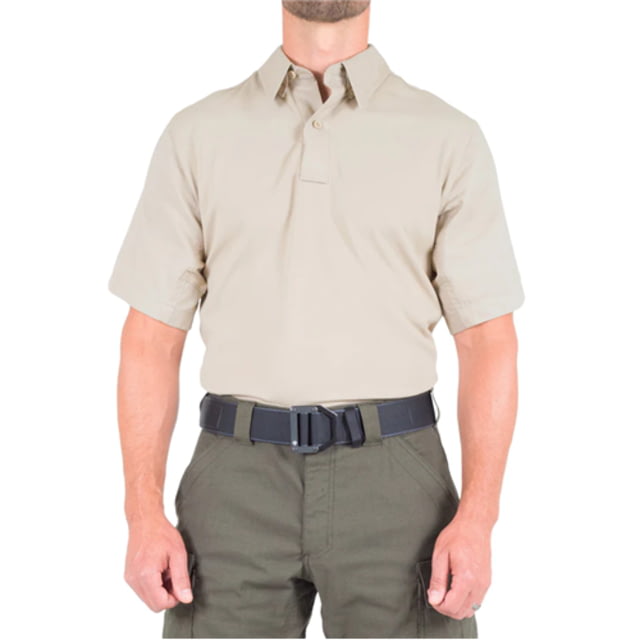 First Tactical V2 Pro Performance Short Sleeve Shirt – Mens Silver Tan Large R