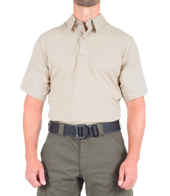 First Tactical First Tactical V2 Pro Performance Short Sleeve Shirt - Mens Silver Tan Large T