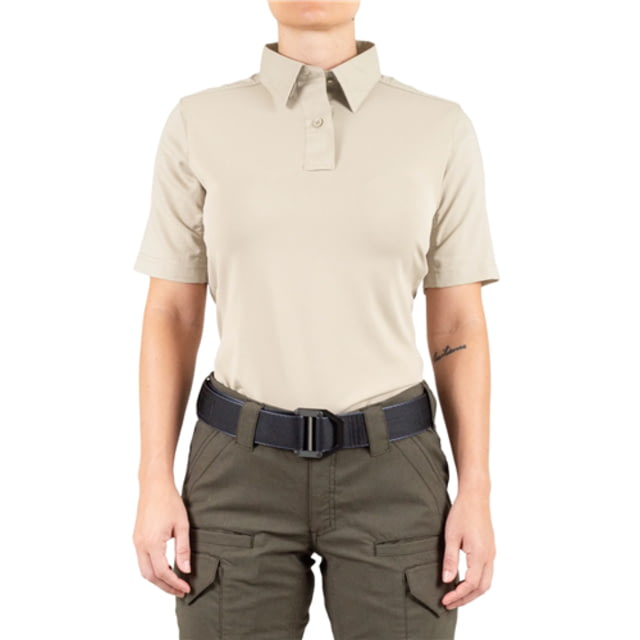 First Tactical First Tactical V2 Pro Performance Short Sleeve Shirt - Womens Silver Tan Large R