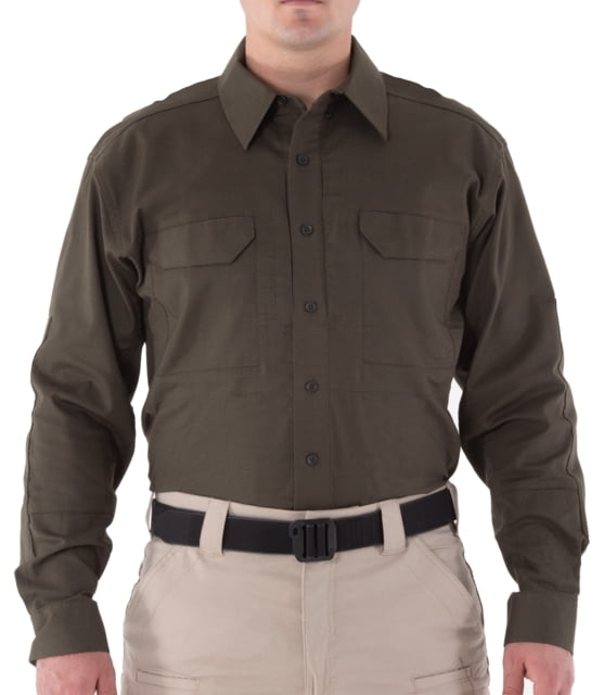 First Tactical First Tactical V2 Tactical Long Sleeve Shirt - Mens OD Green Extra Large T