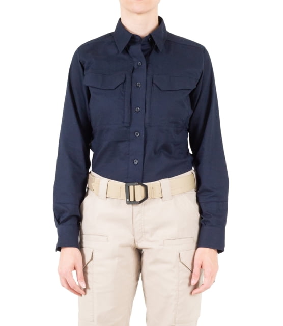 First Tactical First Tactical V2 Tactical Long Sleeve Shirt - Womens Midnight Navy Medium R
