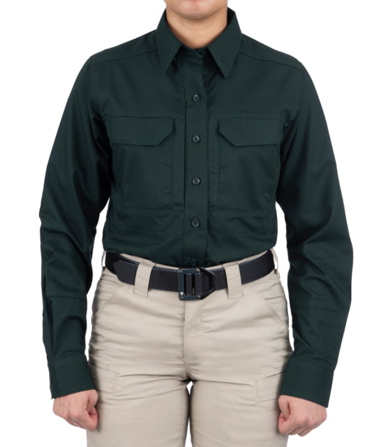 First Tactical First Tactical V2 Tactical Long Sleeve Shirt - Women's Regular Spruce Green Large