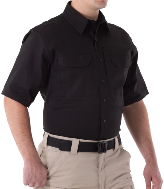 First Tactical First Tactical V2 Tactical Short Sleeve Shirt - Mens Black Small R