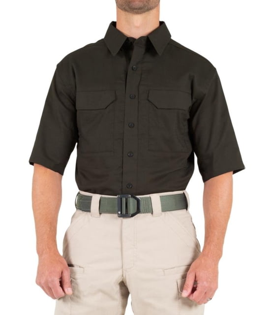 First Tactical First Tactical V2 Tactical Short Sleeve Shirt - Mens Kodiak Brown Large R